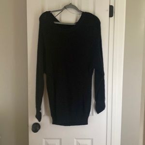 Oversized black sweater